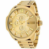 Men's Chronograph Quartz Watch with Stainless Steel Strap