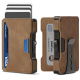 Metal cardholder wallet