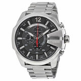 Men's Chronograph Quartz Watch with Stainless Steel Strap