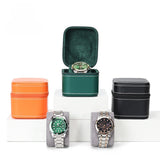 Zippered watch storage case