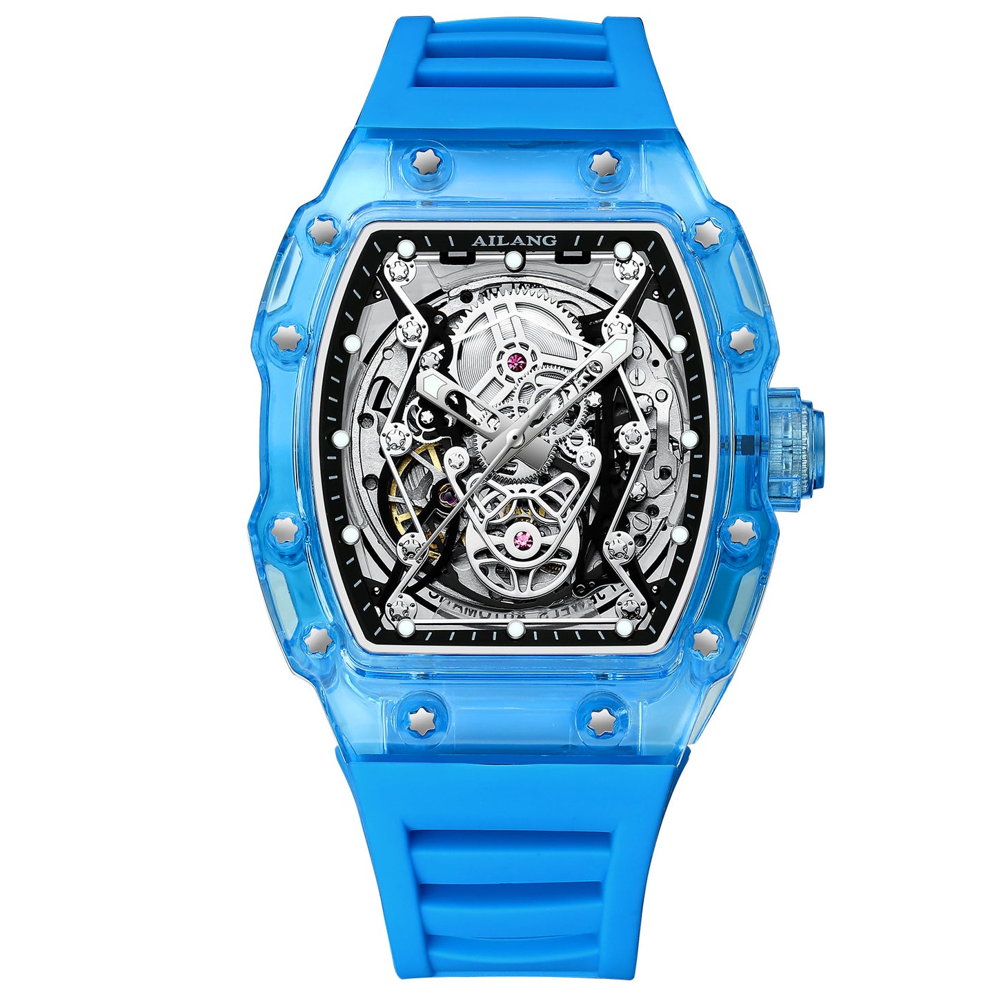Hollow Mechanical Watch Men's Transparent Waterproof Fashion Watch