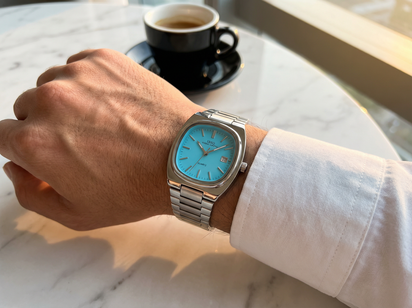 The LUSSAVO Signature Timepiece - Azure Blue