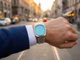 The LUSSAVO Signature Timepiece - Azure Blue