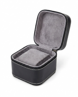 Zippered watch storage case