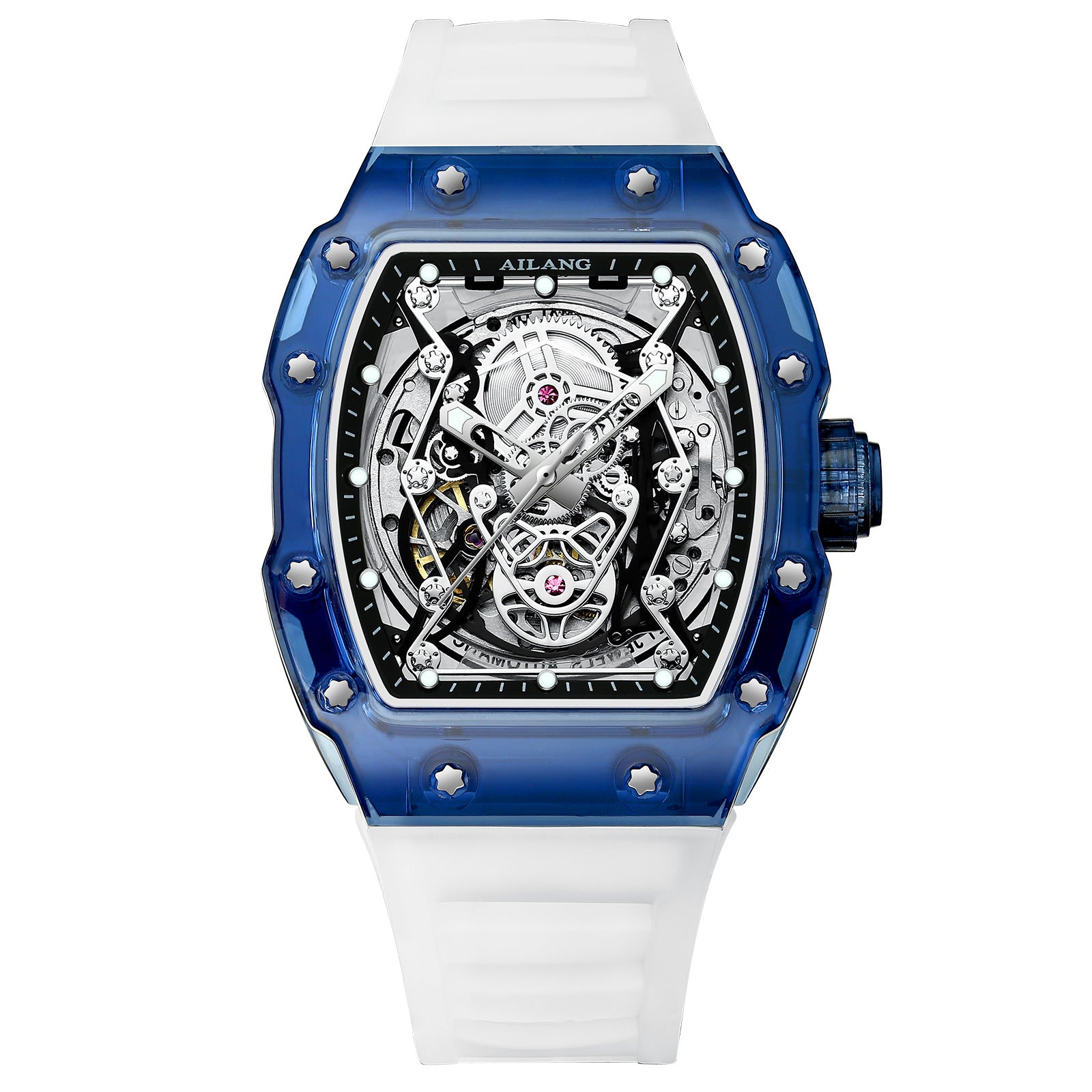 Hollow Mechanical Watch Men's Transparent Waterproof Fashion Watch