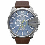 Men's Chronograph Quartz Watch with Stainless Steel Strap